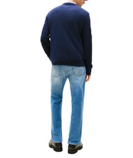 TOMMY HILFIGER TJ Sweter z regenerowanej bawełny ciemna noc granatowa - Koszulki męskie - 2
