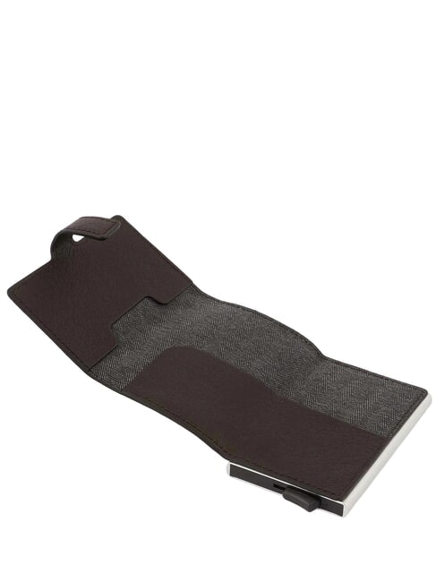BLACK SQUARE Etui na karty sk&oacute;rzane CUMOWAĆ - Portfele męskie
