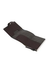 PIQUADRO BLACK SQUARE Etui na karty sk&oacute;rzane CUMOWAĆ - Portfele męskie - 3