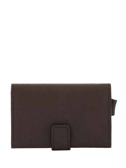 BLACK SQUARE Etui na karty sk&oacute;rzane CUMOWAĆ - Portfele męskie