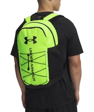 UNDER ARMOUR HUSTLE SPORT 6.0 Plecak sportowy hiper zielony - Plecaki szkolne i rekreacyjne - 2