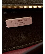 COCCINELLE DOUBLE BEAT Klientka z kopert&oacute;wką błoto - Torby damskie - 6