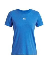 UNDER ARMOUR RIVAL CORE Koszulka niebieski Atlantyda - Koszulki i topy damskie - 3