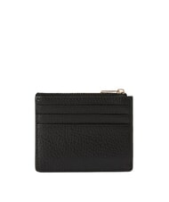 FURLA CAMELIA Płaski sk&oacute;rzany uchwyt na karty Czarny - Portfele damskie - 2