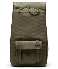 HERSCHEL LITTLE AMERICA MID Plecak na laptopa 15,6" bluszczowo-zielony diament - Plecaki szkolne i rekreacyjne - 4