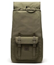HERSCHEL LITTLE AMERICA  Plecak standardowy bluszczowo-zielony diament - Plecaki szkolne i rekreacyjne - 4