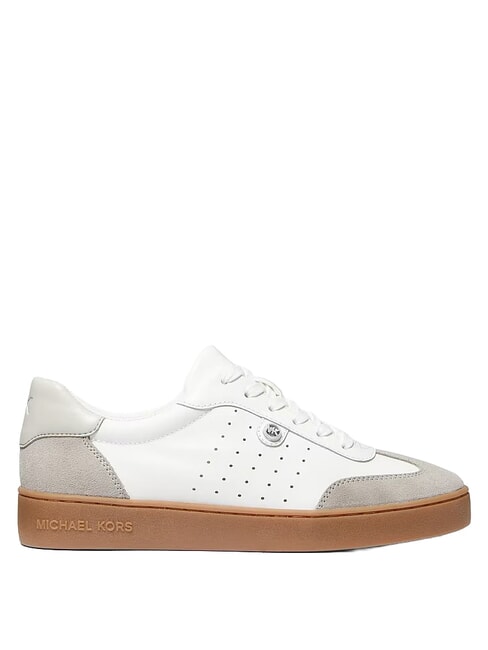 SCOTTY Sk&oacute;rzane trampki aluminium - Buty damskie
