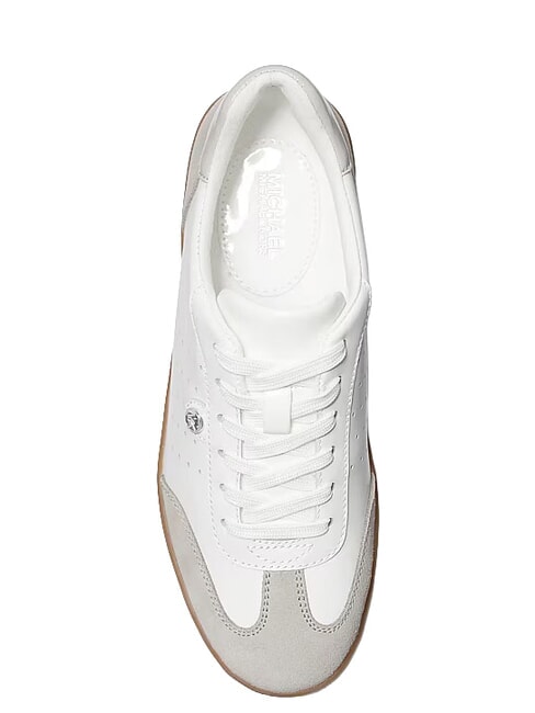 SCOTTY Sk&oacute;rzane trampki aluminium - Buty damskie