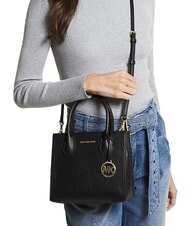 MICHAEL KORS MERCER Torebka z paskiem na ramię, ze sk&oacute;ry czarny - Torby damskie - 2