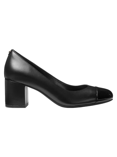 PERLA Sk&oacute;rzany dekolt czarny - Buty damskie
