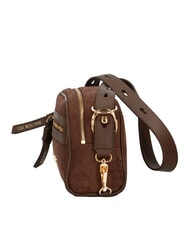 LOVE MOSCHINO SIGNATURE ZIP Torba na ramię, regulowana brązowy/brązowy - Torby damskie - 2