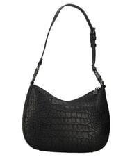 LOVE MOSCHINO JEWEL CROCO Torba na ramię, regulowana Czarny - Torby damskie - 3