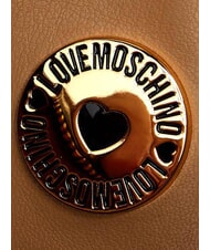 LOVE MOSCHINO SIGNATURE ZIP Torba na ramię, regulowana brązowy/brązowy - Torby damskie - 6