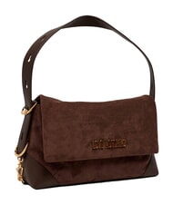 LOVE MOSCHINO SIGNATURE ZIP Torba na ramię, regulowana brązowy/brązowy - Torby damskie - 3