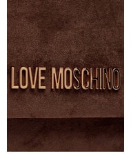 LOVE MOSCHINO SIGNATURE ZIP Torba na ramię, regulowana brązowy/brązowy - Torby damskie - 7