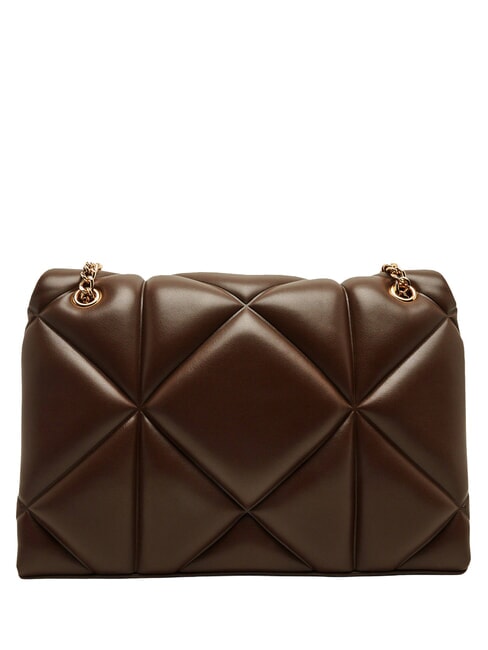 EMBOSSED QUILTED Torba na ramię, pikowana brązowy - Torby damskie