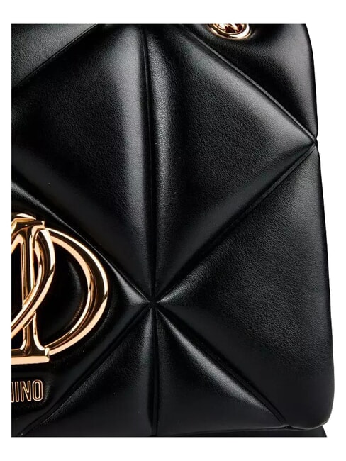 EMBOSSED QUILTED Torba na ramię, pikowana Czarny - Torby damskie