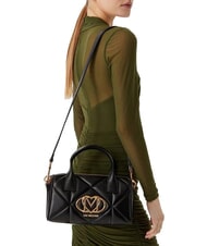 LOVE MOSCHINO EMBOSSED QUILTED Torebka z paskiem na ramię Czarny - Torby damskie - 2