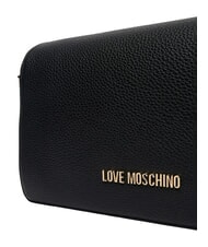 LOVE MOSCHINO JEWEL Torba na ramię, regulowana Czarny - Torby damskie - 4