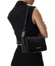 LOVE MOSCHINO JEWEL Torba na ramię, regulowana Czarny - Torby damskie - 5