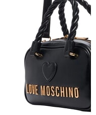 LOVE MOSCHINO TWIRL Mała torebka z paskiem na ramię Czarny - Torby damskie - 5