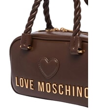 LOVE MOSCHINO TWIRL Mała torebka z paskiem na ramię brązowy/brązowy - Torby damskie - 5