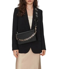 LOVE MOSCHINO CITY CORE Torba na ramię, podw&oacute;jna mobilność Czarny - Torby damskie - 9
