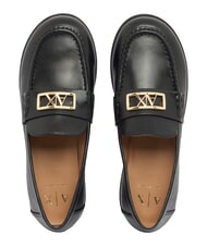 ARMANI EXCHANGE MAGGIE Mokasyny czarny - Buty damskie - 4