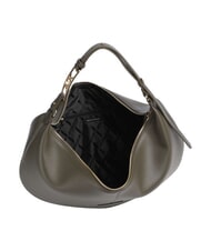 ARMANI EXCHANGE LIZ PEBBLE Duża torba na ramię typu hobo sawanna - Torby damskie - 4