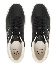 ARMANI EXCHANGE LONDON Adidasy czarny + ecru - Buty damskie - 4