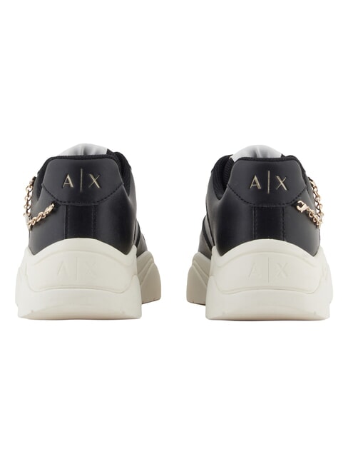 A|X Chain  Sk&oacute;rzane trampki czarny+czarny - Buty damskie