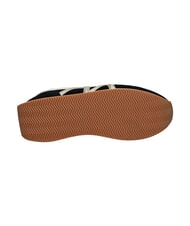 ARMANI EXCHANGE ROYALE SUEDE AIR MESH Adidasy czarny/blady złoty - Buty damskie - 5