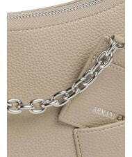 ARMANI EXCHANGE A|X Chain  Mała torba na ramię piasek - Torby damskie - 3