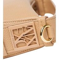 ARMANI EXCHANGE SUSIE SOFT Mała torba ze ściągaczem kandyzowany imbir - Torby damskie - 3