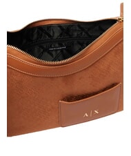 ARMANI EXCHANGE MILA Torba na ramię glina solna - Torby damskie - 4