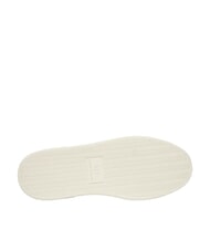 ARMANI EXCHANGE A|X Sk&oacute;rzane trampki ecru + s&oacute;l r&oacute;żana - Buty damskie - 5