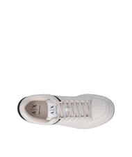 ARMANI EXCHANGE DUCK Adidasy ecru + czarny - Buty męskie - 4