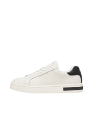 ARMANI EXCHANGE A|X Sk&oacute;rzane trampki ecru + czarny - Buty damskie - 2