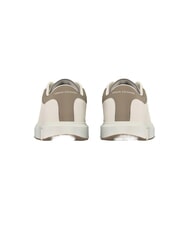 ARMANI EXCHANGE ACTION Sk&oacute;rzane trampki ecru + zimowe migotanie - Buty męskie - 3