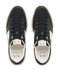 ARMANI EXCHANGE LION Adidasy czarny + ecru - Buty męskie - 4