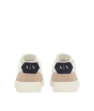 ARMANI EXCHANGE DUCK Sk&oacute;rzane trampki ziemia + głęboki granat + ecru - Buty męskie - 3