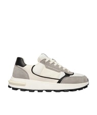 ARMANI EXCHANGE DUSSELDORF Adidasy ecru + szary - Buty męskie - 2