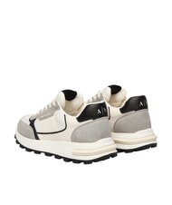 ARMANI EXCHANGE DUSSELDORF Adidasy ecru + szary - Buty męskie - 3