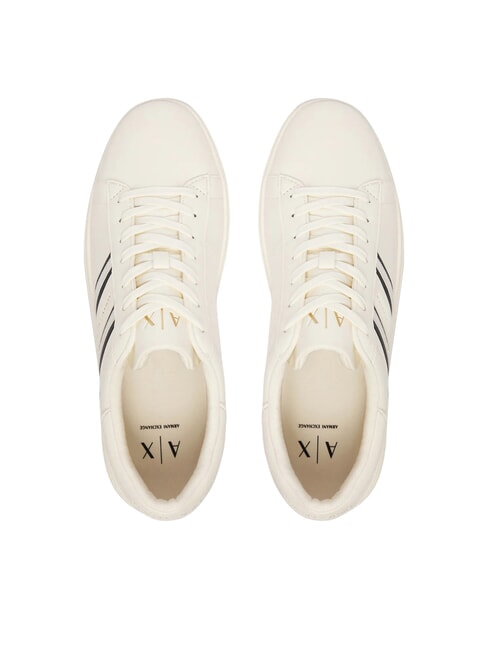 LONDON Adidasy ecru + czarny - Buty męskie
