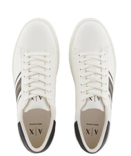 ARMANI EXCHANGE LONDON Adidasy złamana biel + piżmo - Buty męskie - 4