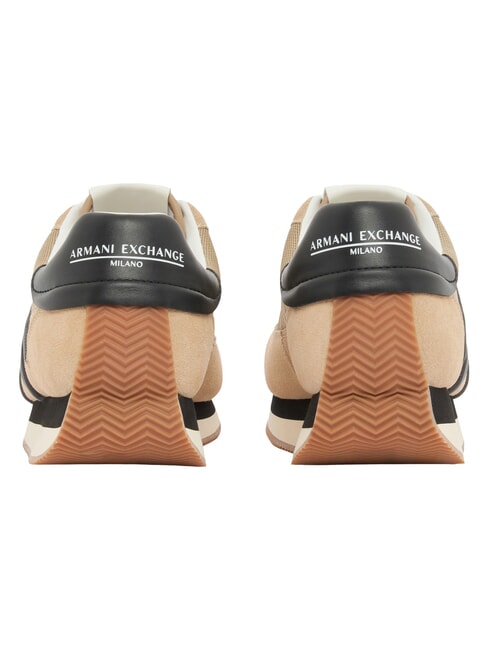 ROYALE SUEDE AIR MESH Sk&oacute;rzane trampki z logo AX granatowy+ecru - Buty męskie