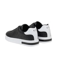 ARMANI EXCHANGE LONDON Adidasy czarny + biel optyczna - Buty męskie - 3