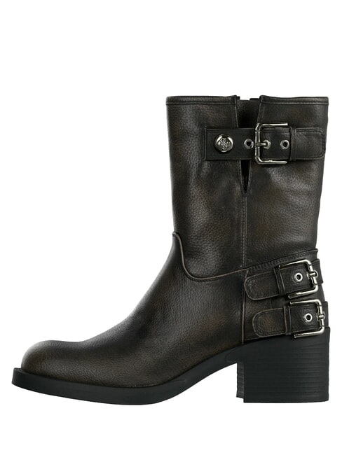 MATWELL2 Botki, obcas 6 cm czarny taupe - Buty damskie