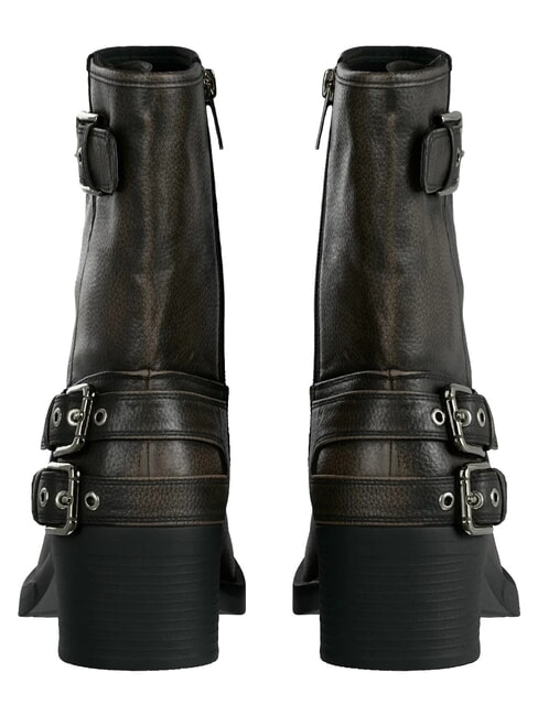 MATWELL2 Botki, obcas 6 cm czarny taupe - Buty damskie