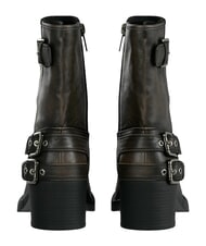 GUESS MATWELL2 Botki, obcas 6 cm czarny taupe - Buty damskie - 4